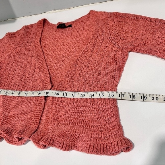 C’EST CITY Cardigan orange V-neck size:S - Picture 15 of 16